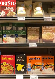 Đi tìm gạo Việt trong siêu thị Brussels