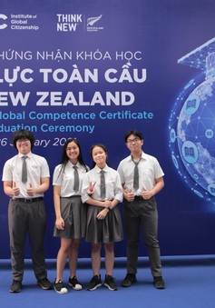 25 học sinh Việt Nam nhận học bổng Chứng chỉ Năng lực Toàn cầu của New Zealand