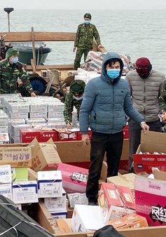 Quảng Ninh: Bộ đội Biên phòng phát hiện vụ vận chuyển lượng lớn hàng hóa nhập lậu
