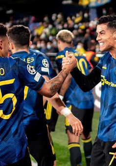 Villarreal 0-2 Man Utd | Ronaldo, Sancho giúp Quỷ đỏ giành vé vào vòng 1/8 Champions League