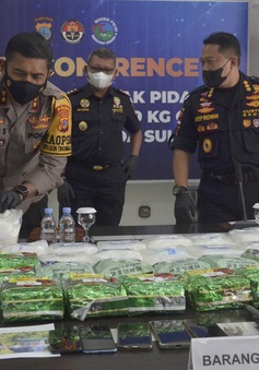 Indonesia bắt giữ 5 đối tượng liên quan tới mạng lưới buôn bán ma túy quốc tế