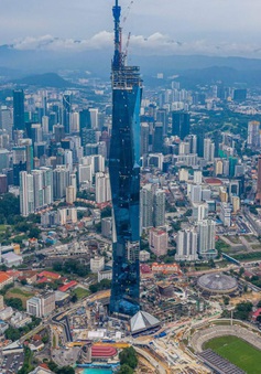Tòa nhà cao thứ 2 thế giới đang được xây dựng tại Malaysia