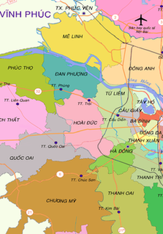 Hà Nội sẽ có thêm 5 quận mới đến năm 2025