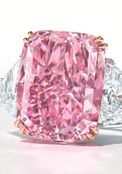 Viên kim cương hồng tím cực hiếm sắp được bán với giá 38 triệu USD