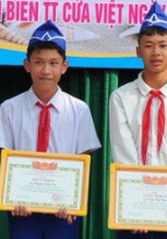 Quảng Trị: Tặng bằng khen 3 học sinh dũng cảm cứu người bị đuối nước