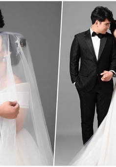 Ảnh cưới tình bể bình của cặp đôi Núi - Hoa trong "Mùa hoa tìm lại"