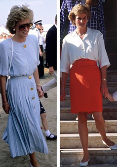 Cách phối trang phục mùa hè đẹp như Công nương Diana