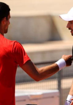 Trước thềm Mỹ mở rộng: Novak Djokovic tập luyện cùng Andy Murray