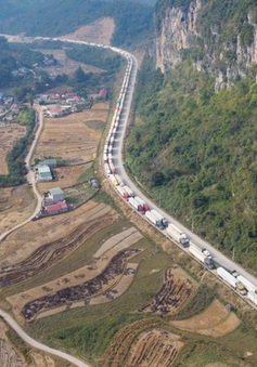 Còn hàng nghìn xe container ùn tắc ở Lạng Sơn