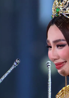 Thùy Tiên "bắn" 4 thứ tiếng trong giây phút kết thúc nhiệm kỳ Miss Grand International