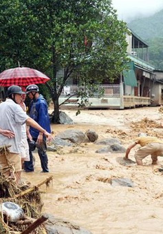 Tập trung khắc phục thiệt hại sau trận lũ quét ở Kỳ Sơn, Nghệ An