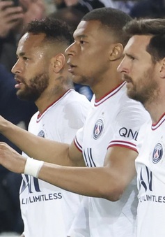 Messi, Neymar và Mbappe cùng lập công, PSG thắng kịch tính Troyes