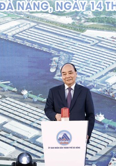 Chủ tịch nước dự Lễ khởi công Dự án đầu tư xây dựng bến Cảng Liên Chiểu, Đà Nẵng