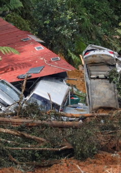 Số người tử vong trong vụ lở đất ở Malaysia tăng lên 23, 10 người vẫn mất tích