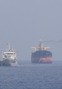 Cứu nạn tàu Pacific 07 quốc tịch Panama có nguy cơ mắc cạn