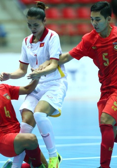 Đánh bại Myanmar, ĐT futsal nữ Việt Nam dẫn đầu BXH futsal nữ SEA Games 31