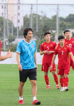 ĐT U23 Việt Nam trở lại sân tập, chuẩn bị cho trận tứ kết gặp U23 Ả rập Xê út