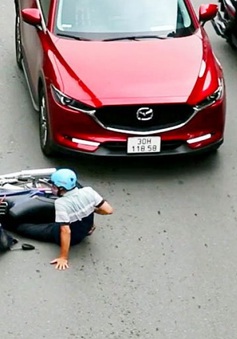 Nhiều vụ tai nạn xảy ra trong ngày đầu tiên thực hiện phân làn đường Nguyễn Trãi