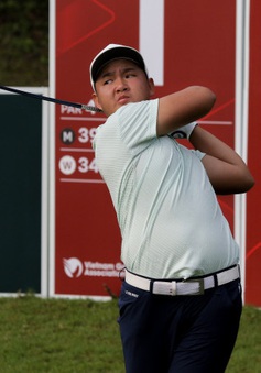 Anh Minh giữ vững phong độ tại vòng 2 giải golf DNSE Vietnam Open 2022