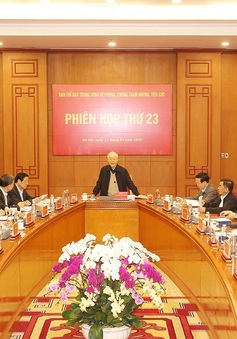 Tổng Bí thư Nguyễn Phú Trọng chủ trì Phiên họp Ban chỉ đạo Trung ương về phòng, chống tham nhũng
