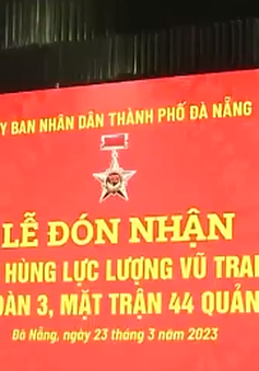 Tiểu đoàn 3 - Mặt trận 44 Quảng Đà đón nhận danh hiệu Anh hùng Lực lượng Vũ trang Nhân dân