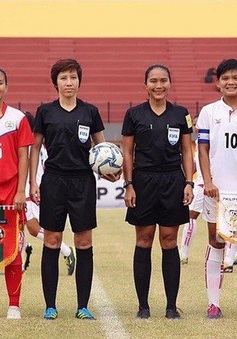 Các trọng tài nữ Việt Nam tham gia điều hành một số bảng đấu tại Vòng loại giải U20 nữ châu Á 2024
