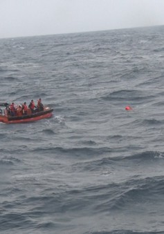 Cứu nạn kịp thời 14 thuyền viên bị chìm tàu trên biển trong thời tiết đặc biệt xấu