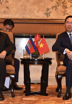 Chủ tịch nước Võ Văn Thưởng tiếp Thủ tướng Campuchia Hun Manet