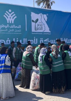 LHQ cảnh báo hàng viện trợ không đủ đáp ứng cho Gaza, hối thúc mở cửa khẩu Kerem Shalom