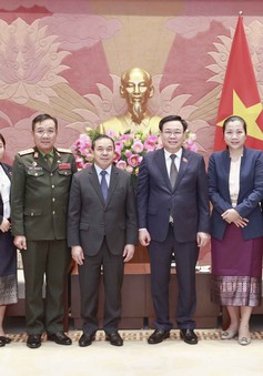 Chủ tịch Quốc hội tiếp Đại sứ Lào