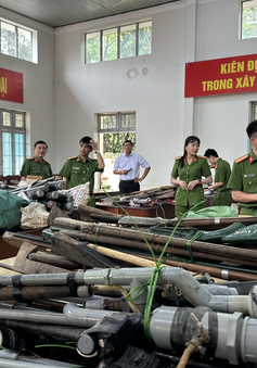 Công an Đắk Lắk kêu gọi người dân giao nộp nhiều loại vũ khí