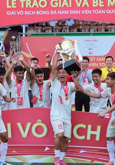 Bế mạc SV Cup 2023: Đại học Sư phạm TDTT Hà Nội hoàn thành giấc mơ còn dang dở