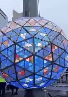 Thiết kế mới của quả cầu pha lê trên Quảng trường Thời đại