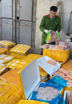 Hà Nội: Thu giữ gần 1 tấn thực phẩm bẩn cung cấp cho nhà hàng, quán ăn vỉa hè