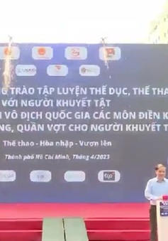 Phát động phong trào thể dục thể thao người khuyết tật