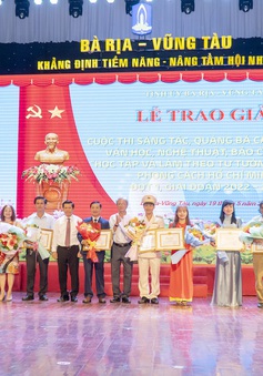 Bà Rịa-Vũng Tàu: 36 tác phẩm được trao giải đợt 1 Cuộc thi viết về Chủ tịch Hồ Chí Minh