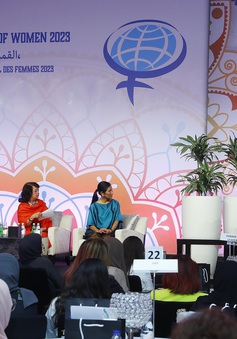 Phó Chủ tịch nước Võ Thị Ánh Xuân tham dự Hội nghị Thượng đỉnh Phụ nữ toàn cầu 2023