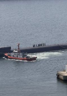 Tàu ngầm hạt nhân Mỹ cập cảng Hàn Quốc