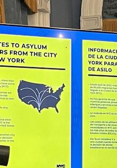 New York phát tờ rơi nhằm hạn chế người di cư