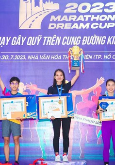 Marathon Dream Cup 2023: Phạm Thị Hồng Lệ vô địch cự ly 10 km