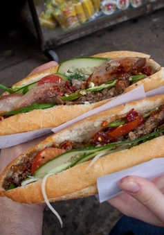 Bánh mì dẫn đầu danh sách món ăn đường phố phổ biến nhất Việt Nam