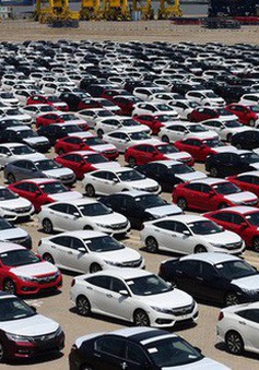 Nhập khẩu ô tô nguyên chiếc giảm gần 10%