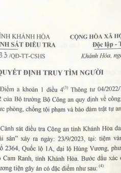 Khánh Hòa: Công bố nhân dạng, truy tìm 2 tên cướp tiệm vàng tại TP Cam Ranh