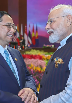 Thủ tướng Phạm Minh Chính gặp Thủ tướng Ấn Độ Narendra Modi