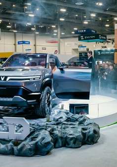 Ô tô điện thông minh của VinFast gây chú ý tại CES 2024