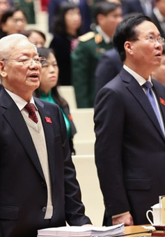 Tổng Bí thư Nguyễn Phú Trọng dự Phiên khai mạc Kỳ họp bất thường lần thứ 5 của Quốc hội