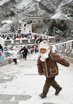 Giá lạnh bao trùm nhiều vùng ở Trung Quốc