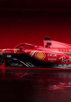 Ferrari công bố mẫu xe mùa giải F1 2024
