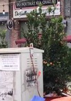 Hà Nội: Nguy hiểm tình trạng lạm dụng trạm điện làm hàng quán bán đồ Tết