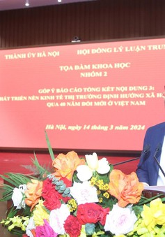 Phát triển nền kinh tế thị trường định hướng XHCN qua 40 năm đổi mới ở Việt Nam